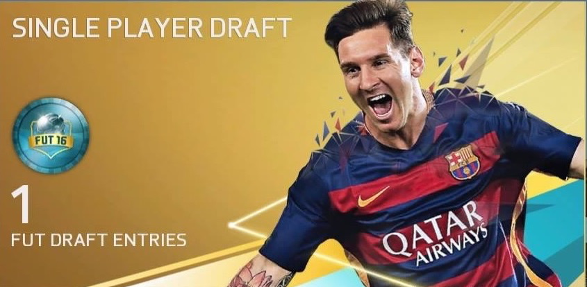 FIFA16UTドラフトの選択画面